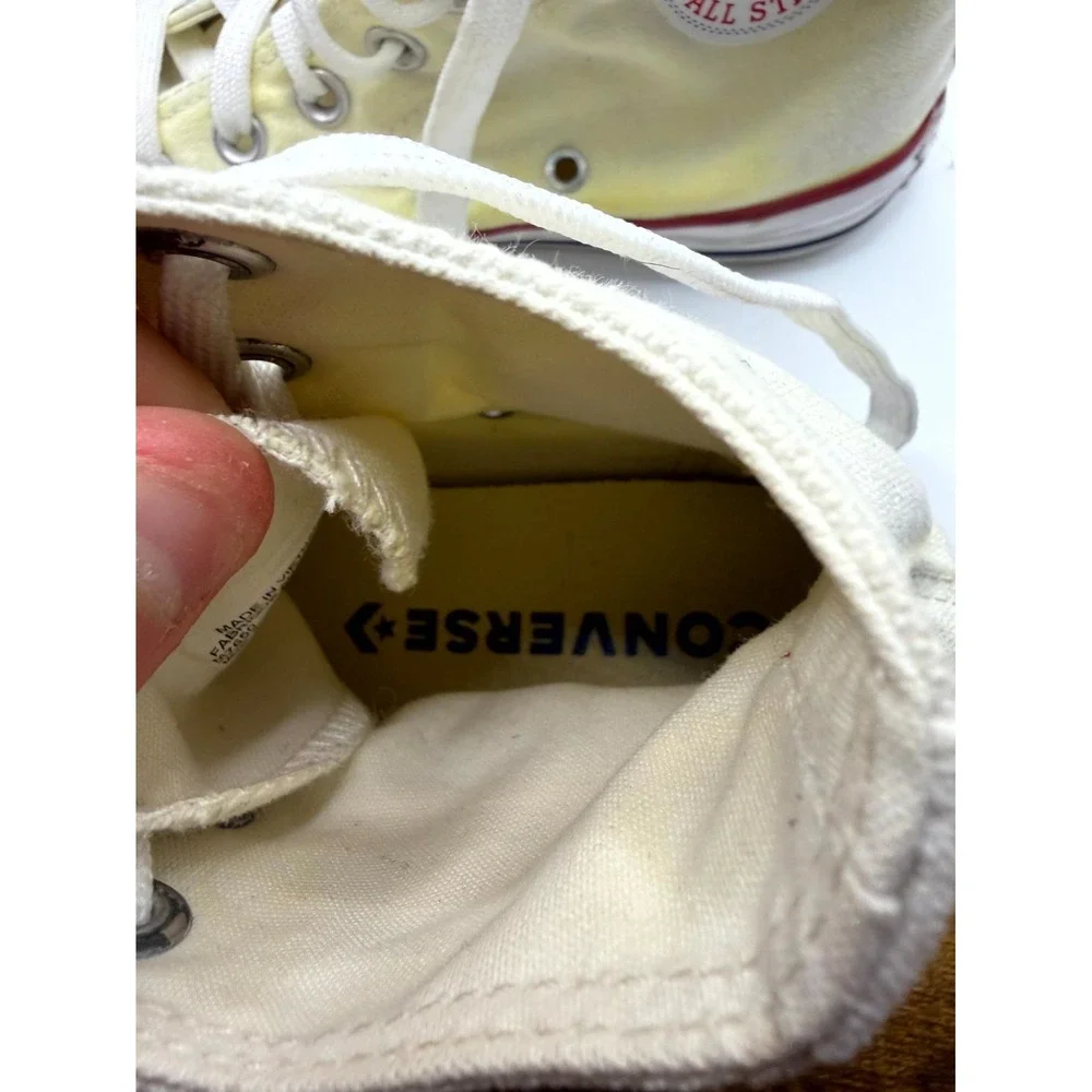 Converse Chuck Taylor All Star Hi M7650 Womens 5‎ Sneaker Optical White Canvas